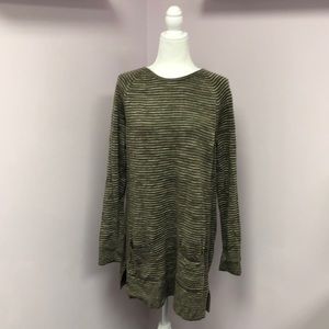 eight eight eight sz L Striped Dress/Tunic